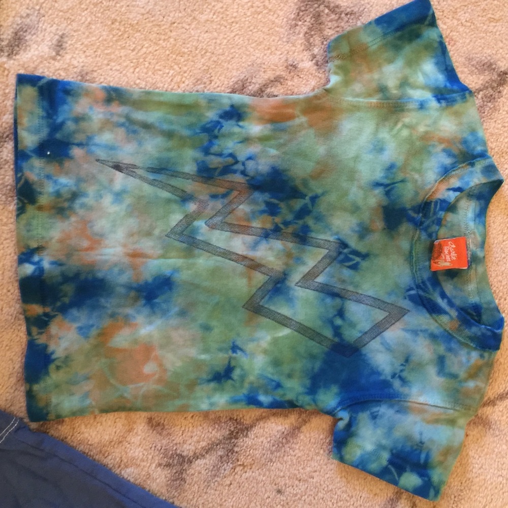Charlie Rocket boys 12/18 month tie-dye t